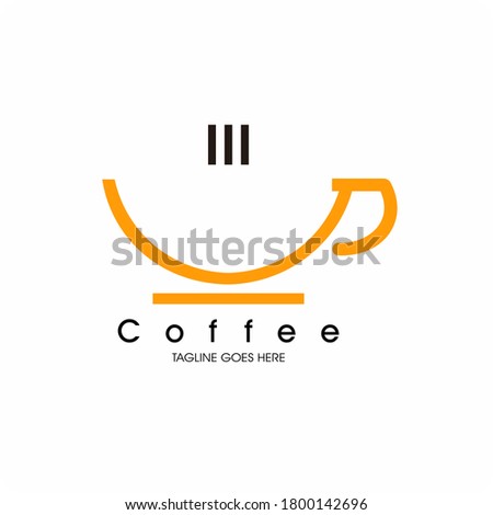 Coffee Logo , Coffee cafe design Concept Royalty-Free Stock Photo #1800142696