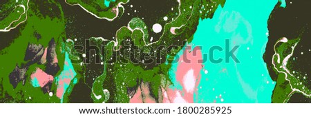 Green Artistic Batik. Sea Textile Pattern. Ocean Stylish Artwork. White Fantasy Canva. Pastel Watercolor Design. Pink Silk Artwork. Wet Presentation. Abstract Wallpaper.
