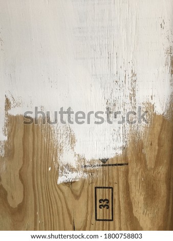 Wood is painting white on Royalty-Free Stock Photo #1800758803