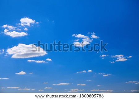 Typical Summer Clouds in the Daytime 