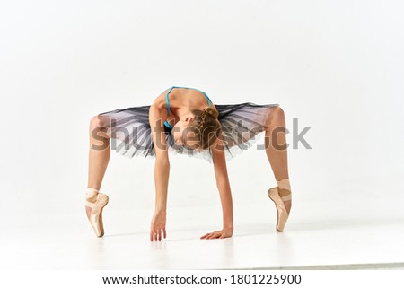 Ballerina exercise dance performance movement