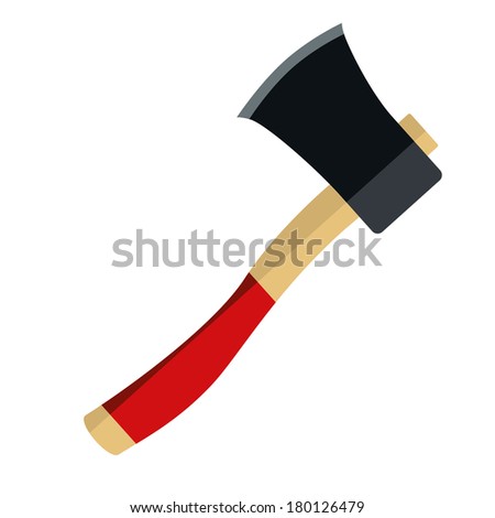 Ax  icon over white background vector illustration   