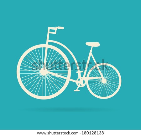 bike design over blue background vector illustration  