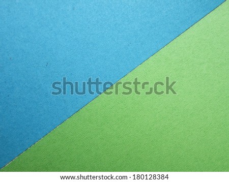 Rough paper with blue-green