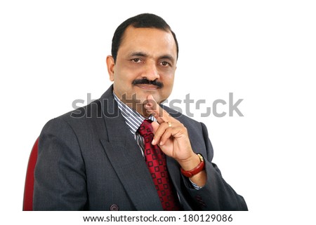 Senior Indian business man