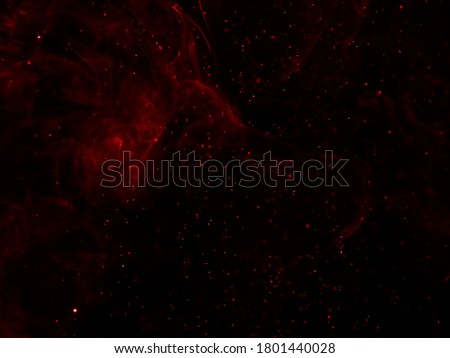 Image of the universe made with light effects