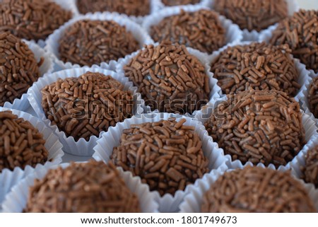 Brazilian traditional candy named brigadier