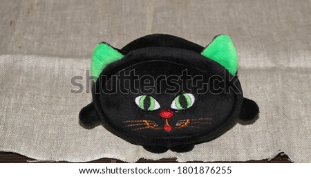 
Soft plush toy black cat