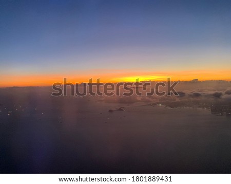 Sky photos taken from Airplane 