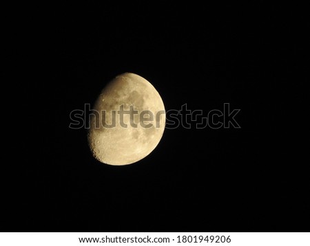 Moon Phases In Dark Night