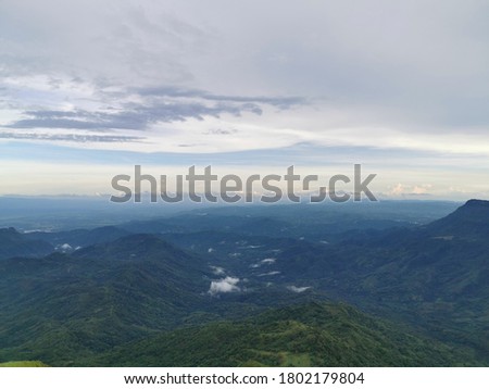 Mountain view of Khao Kho Scenic Spot Phetchabun, Thailand