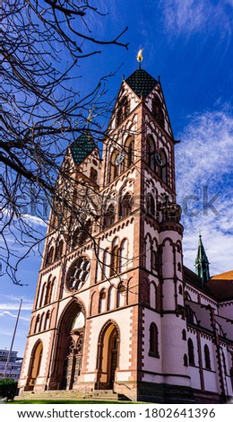 church in Freiburg in Germany