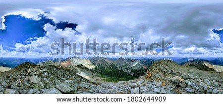 Beautiful Mountain Scenery of the Rockies