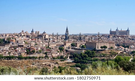Toledo is an ancient city set on a hill above the plains of Castilla-La Mancha in central Spain. The capital of the region, it’s known for the medieval Arab, Jewish and Christian monuments.
