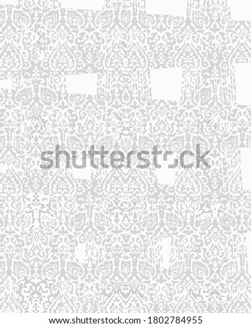 Vintage artistic seamless floral  damask vector pattern. colourful fashionable  style. Hand drawn  background. Wallpaper in Victorian style. Islam, Arabic, Indian, Ottoman motif. Vector illustration