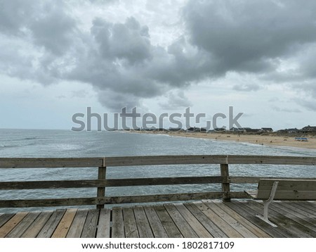 Stormy day at the beach