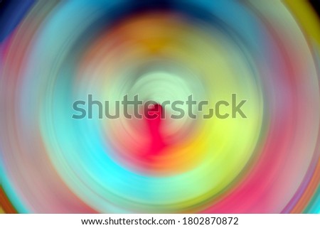 Abstract blurred background of a multicolor circle. Halloween, October, autumn concept.