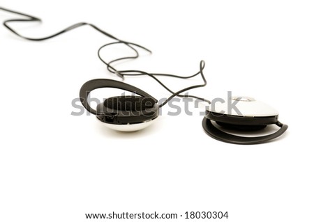 headphones isolated on a white background