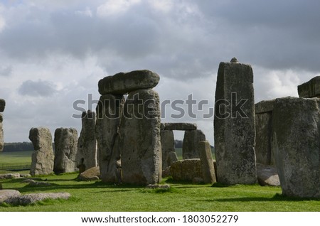 Stonehenge site during the England summer