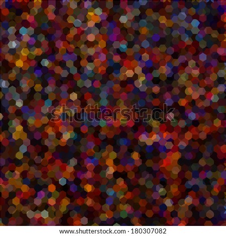 Bright color mosaic background cell. Vector
