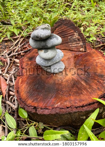 Cairn is a form of symbolism for zen culture and lifestyle.