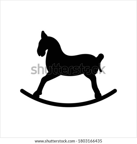 Horse Toy Icon, Animal Toy Icon Vector Art Illustration