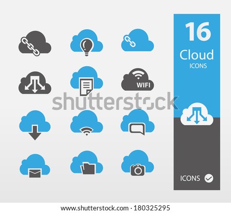 Cloud icons 