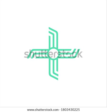 medical logo design vector sign