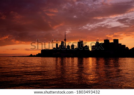 Toronto's Polson Pier - Beautiful sunset