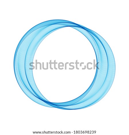 Wavy blue lines abstract vector business background. Design element.
