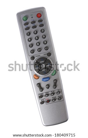 remote control on white 