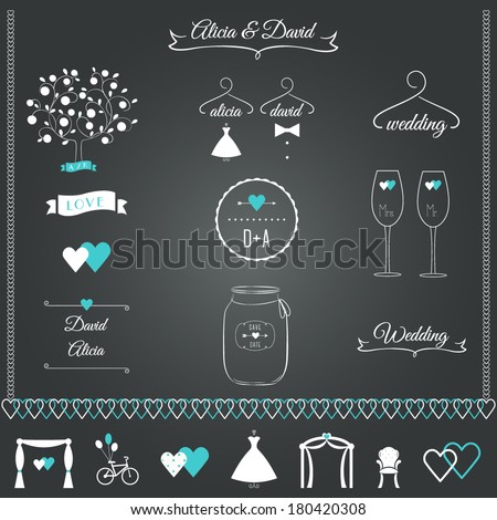 Wedding Stationary Design Elements
