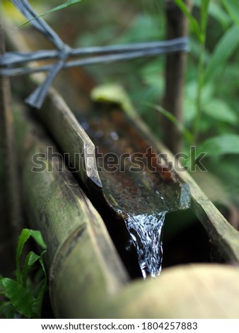 Water Pipe made from Bamboo