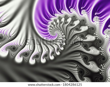 Beautiful fractal design. Abstract background. Computer generated fractal.