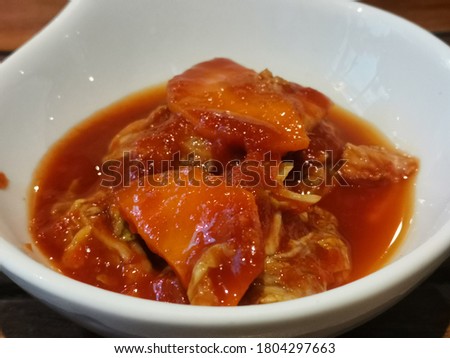 Close up photo of Kimchi