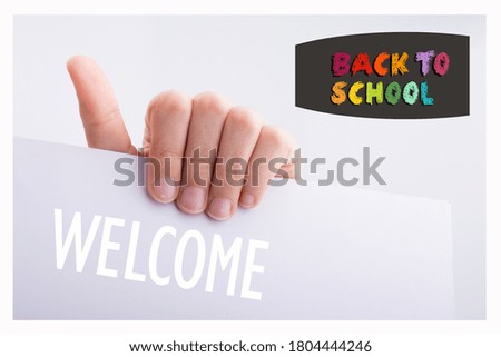Back to school, education background  for invitation, promotion poster, banner