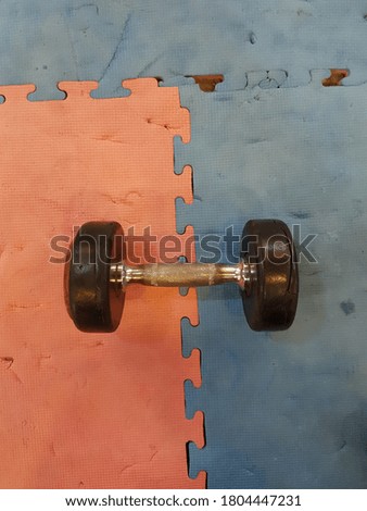 photo of Body building training dumbbells