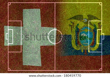 Soccer 2014  ( Football ) Switzerland and Ecuador