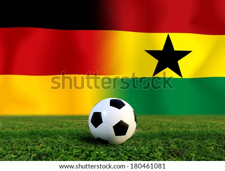 Soccer 2014 ( Football ) German and Ghana