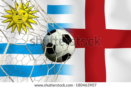 Soccer  2014 ( Football ) Uruguay and England