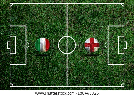 Soccer 2014 ( Football ) Italy and England