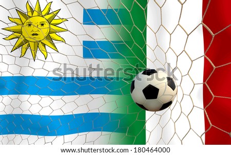 Soccer  2014 ( Football )  Italy and Uruguay