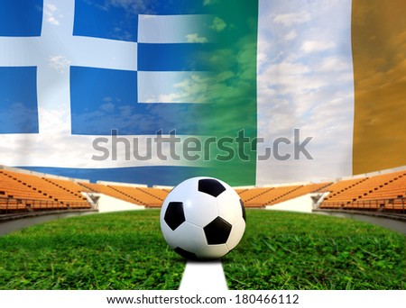 Soccer World Cup 2014 ( Football ) Greece and Ivory Coast