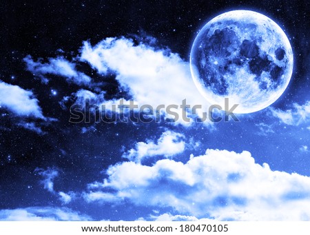 Night Sky - Elements of this Image Furnished by NASA