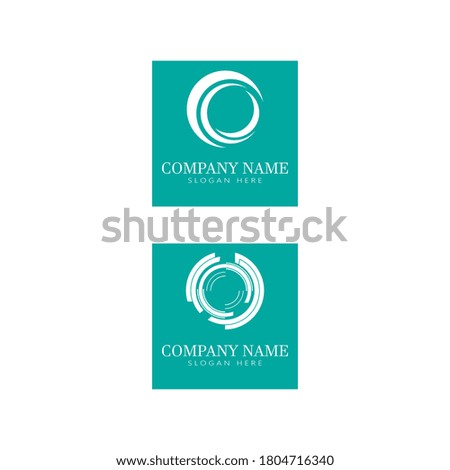  Vector illustration Business Abstract Circle icon Corporate Media Technologyz