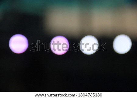 Blurred is Colorful light of beautiful bokeh.