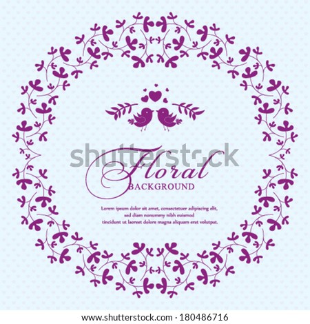 Vector bridal shower invitation card. Perfect as invitation or announcement.