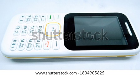 A picture of smartphone with selected focus