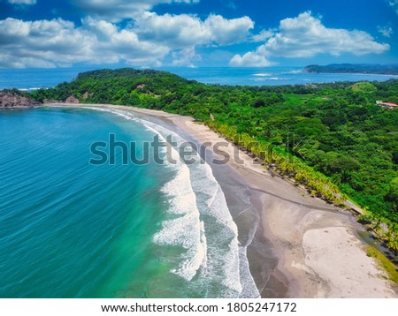 Beautiful place Carrillo beach and Samara beach Costa Rica Royalty-Free Stock Photo #1805247172
