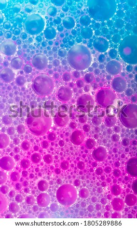 Multicolored abstract background texture with bubbles. Bright and festive pictures for decoration and design. Spray Paint. holi holiday